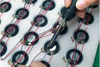 Produktionslinie 56 Hornkabel schweißen